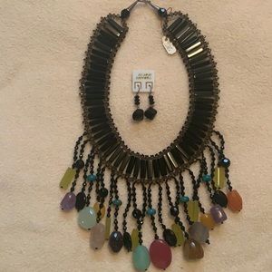 Onyx collar Necklace